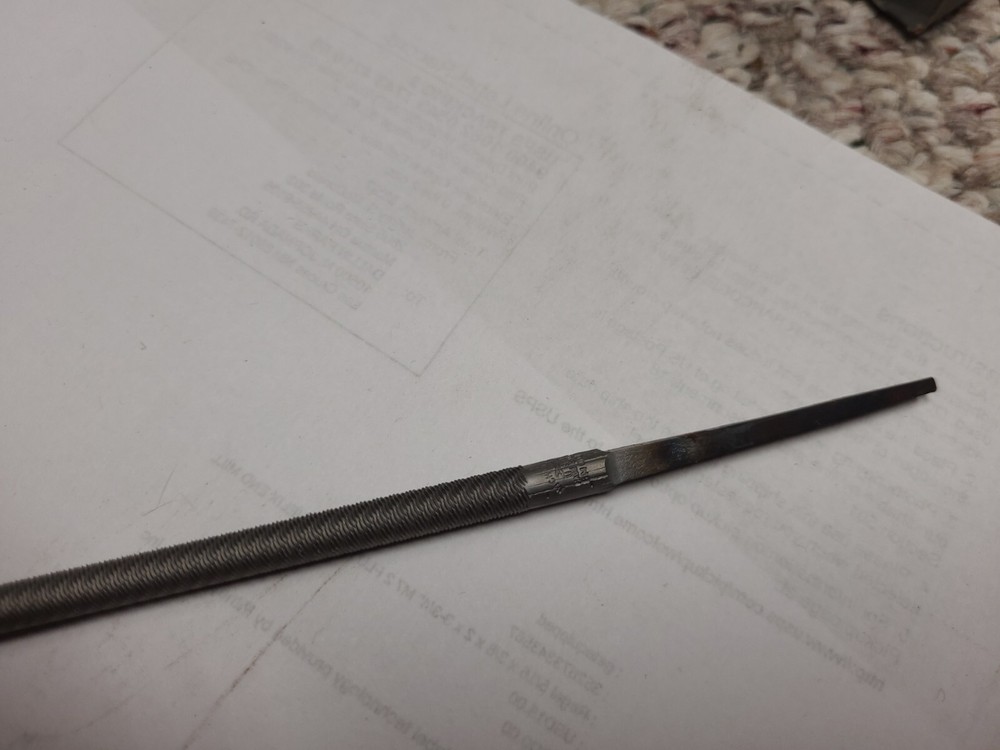 11781 NICHOLSON 6" Round Smooth Single Cut American Pattern File