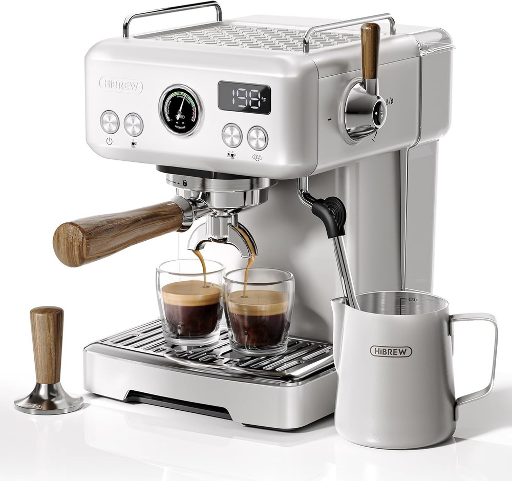 HiBREW H10 Plus Programmable Espresso Machine Stainless Adjustable Temperature