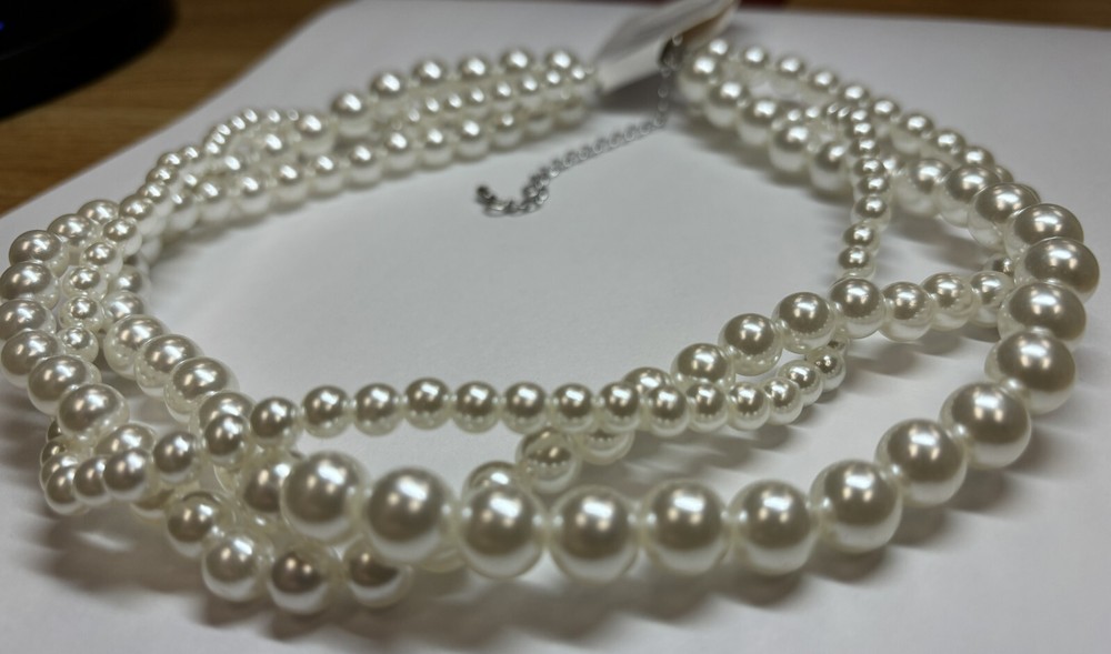 Pearl Link Choker Necklace