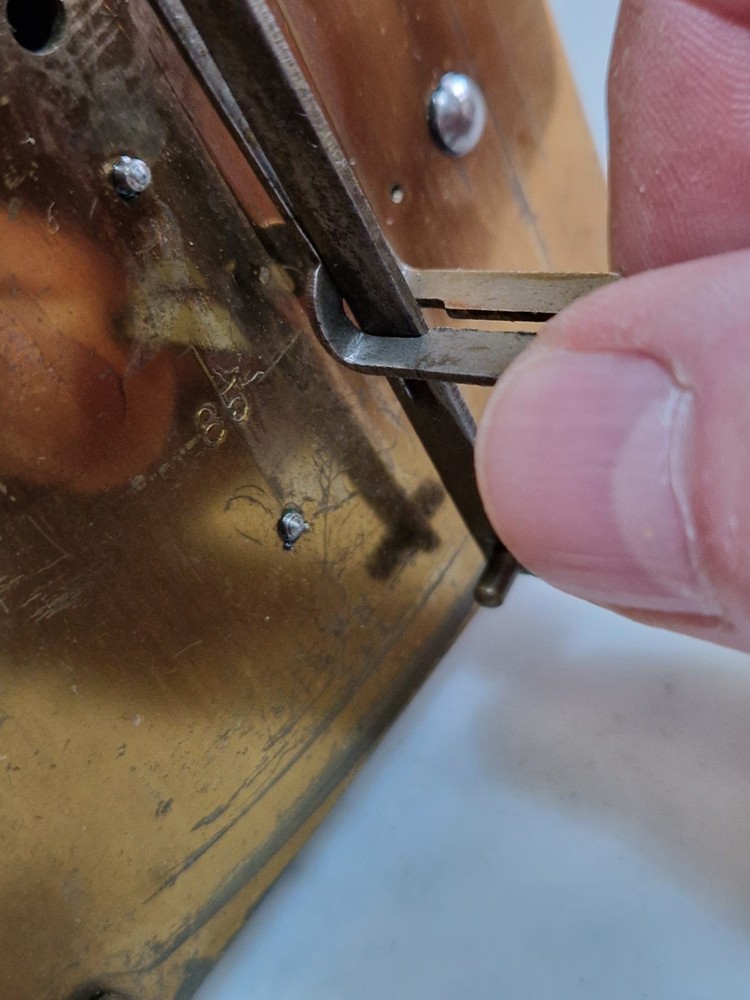 Antique Gustav Becker Clock Movement And Pendulum Gong Ect