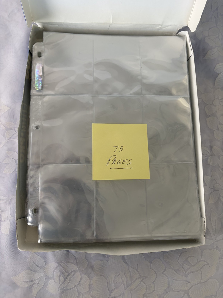 ULTRA PRO 9 POCKET SHEETS , 73 NEW SHEETS IN BOX