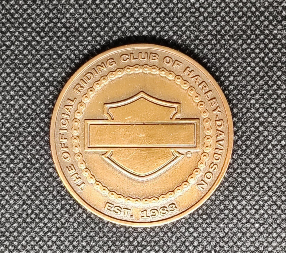 HOG Harley Owners Group Patch & Coin