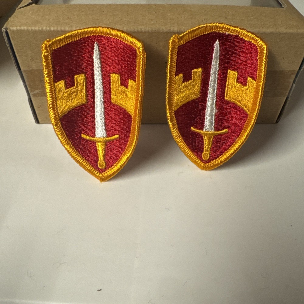 2 U.S. Military Assistance Command Vietnam MACV Shoulder Insignia Patch
