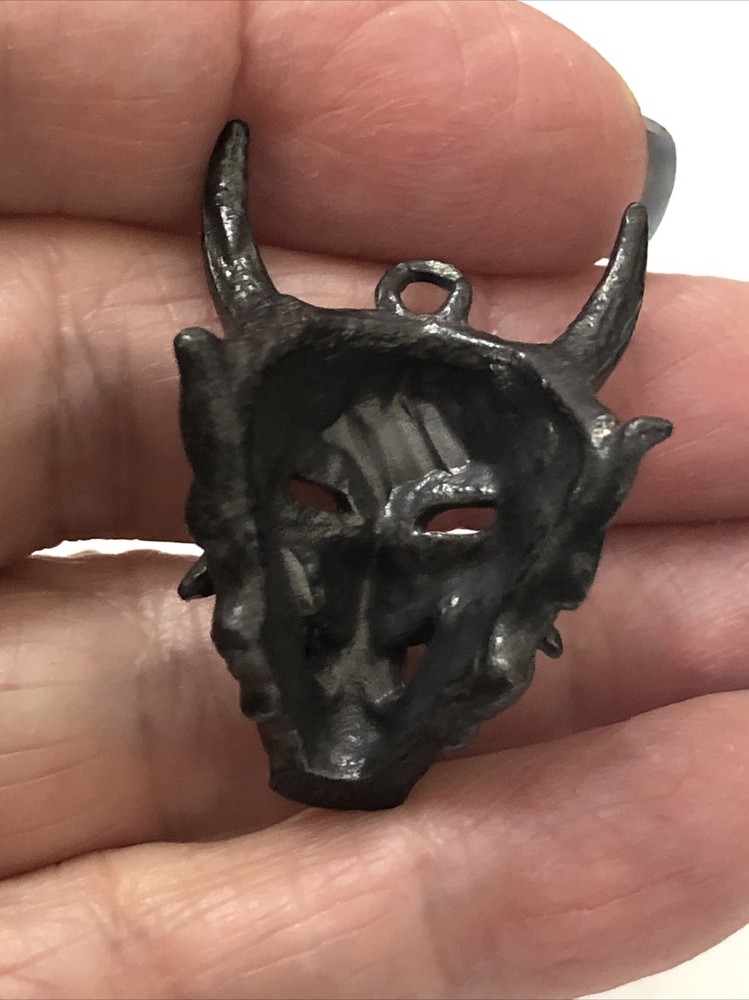 Brass Mask Pendant