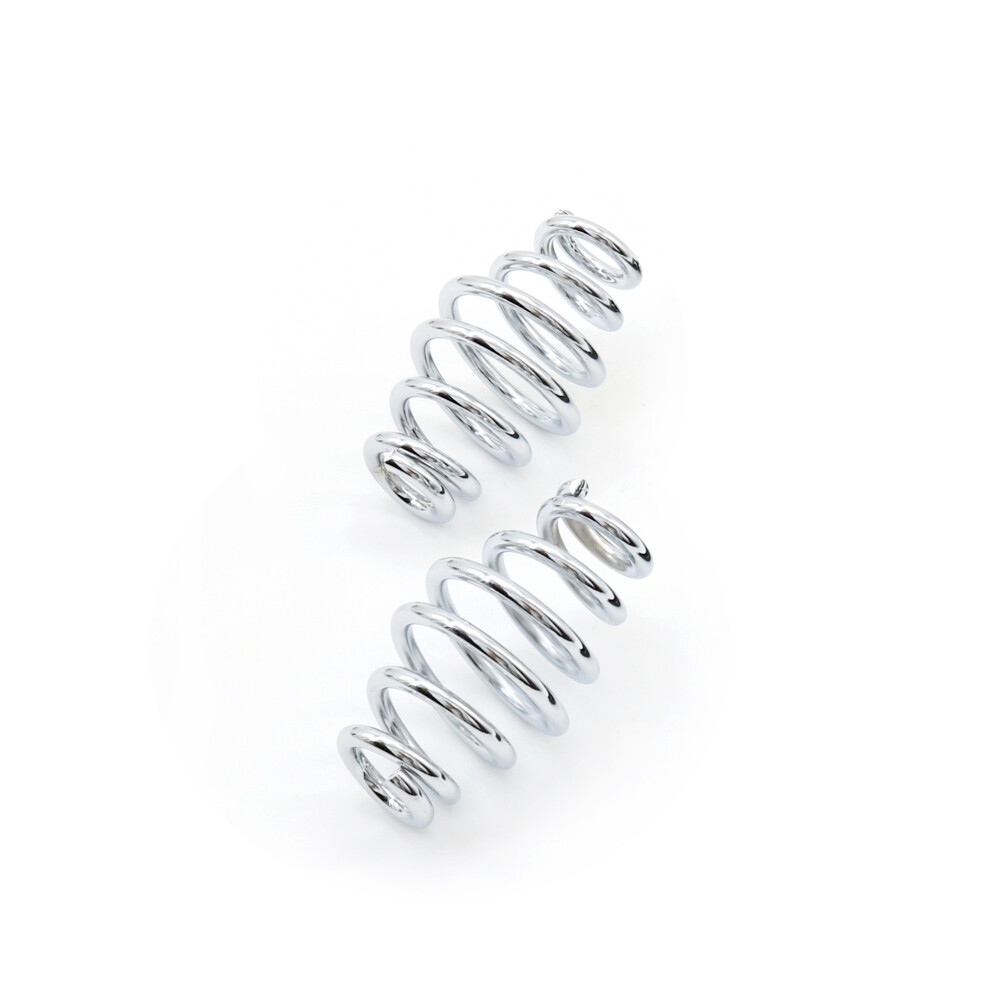 For Harley 48 2010-2021 3" Chrome Spring & Bracket Kit - Easy Installation