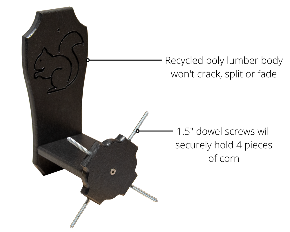 JCs Wildlife Squirrel Spinner Corn Cob Feeder