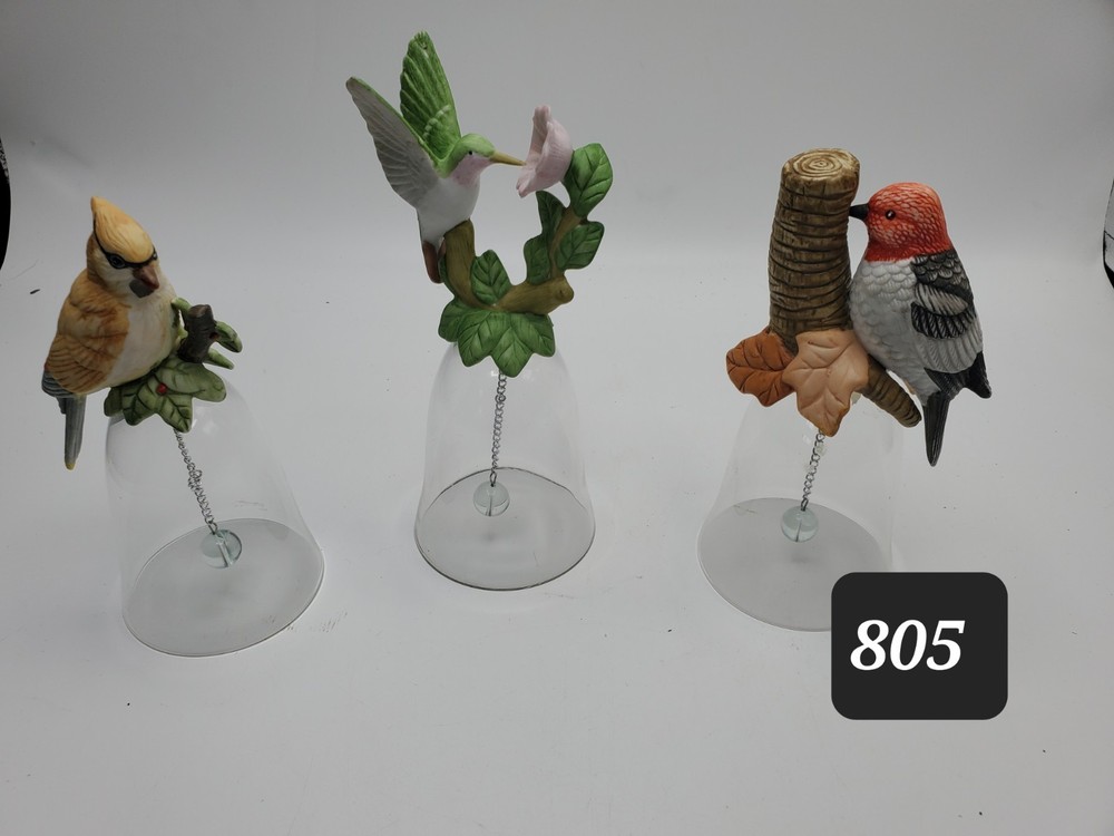 Ceramic Collectors Bird Bells