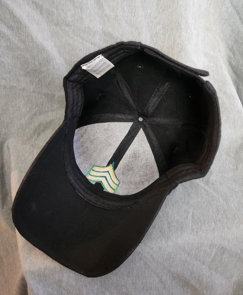 U.S. Army Rank Sergeant Adjustable black baseball cap