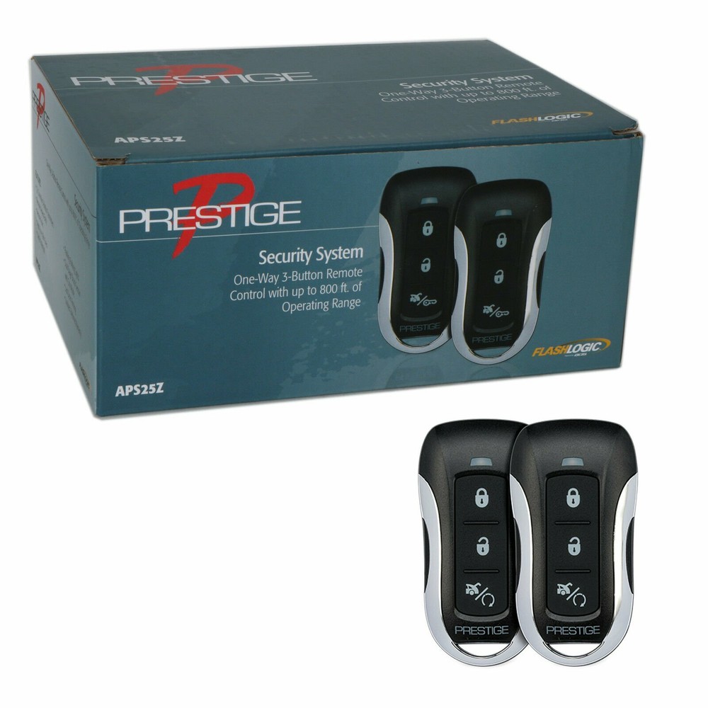Prestige APS25Z One-Way 3-Button 800 FT Keyless Remote Car Alarm Security System