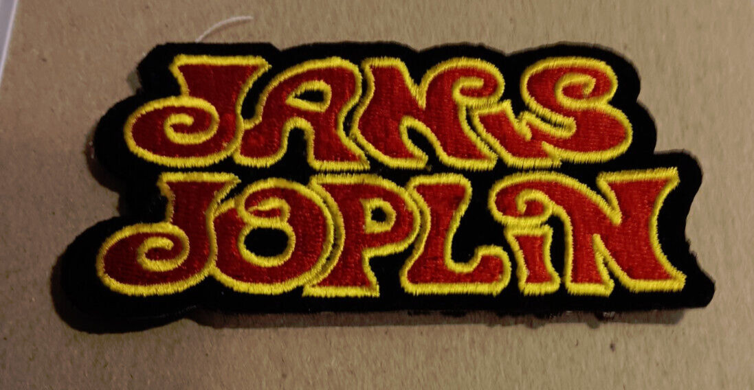 JANIS JOPLIN COLLECTABLE RARE VINTAGE PATCH EMBROIDED 90'S METAL LIVE