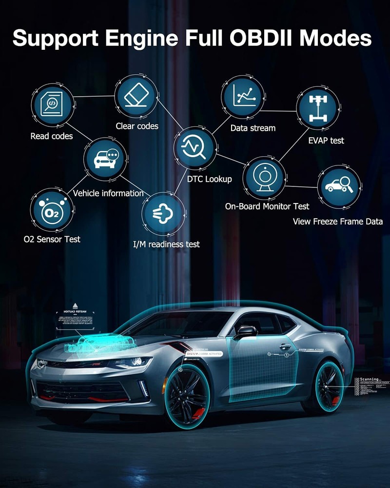 ANCEL AD610 Plus OBD2 Scanner Code Reader SAS SRS Code Reader ABS Check Engine