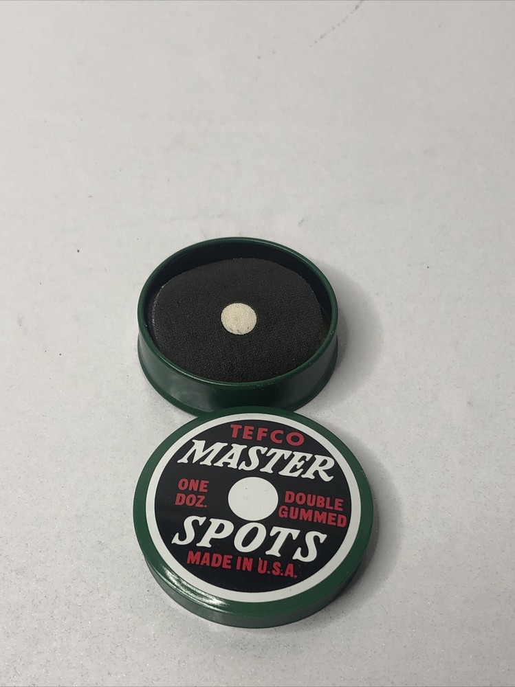 Tefco Master Spots 12ct., Head / Racking Spot Dot Pool Billiards