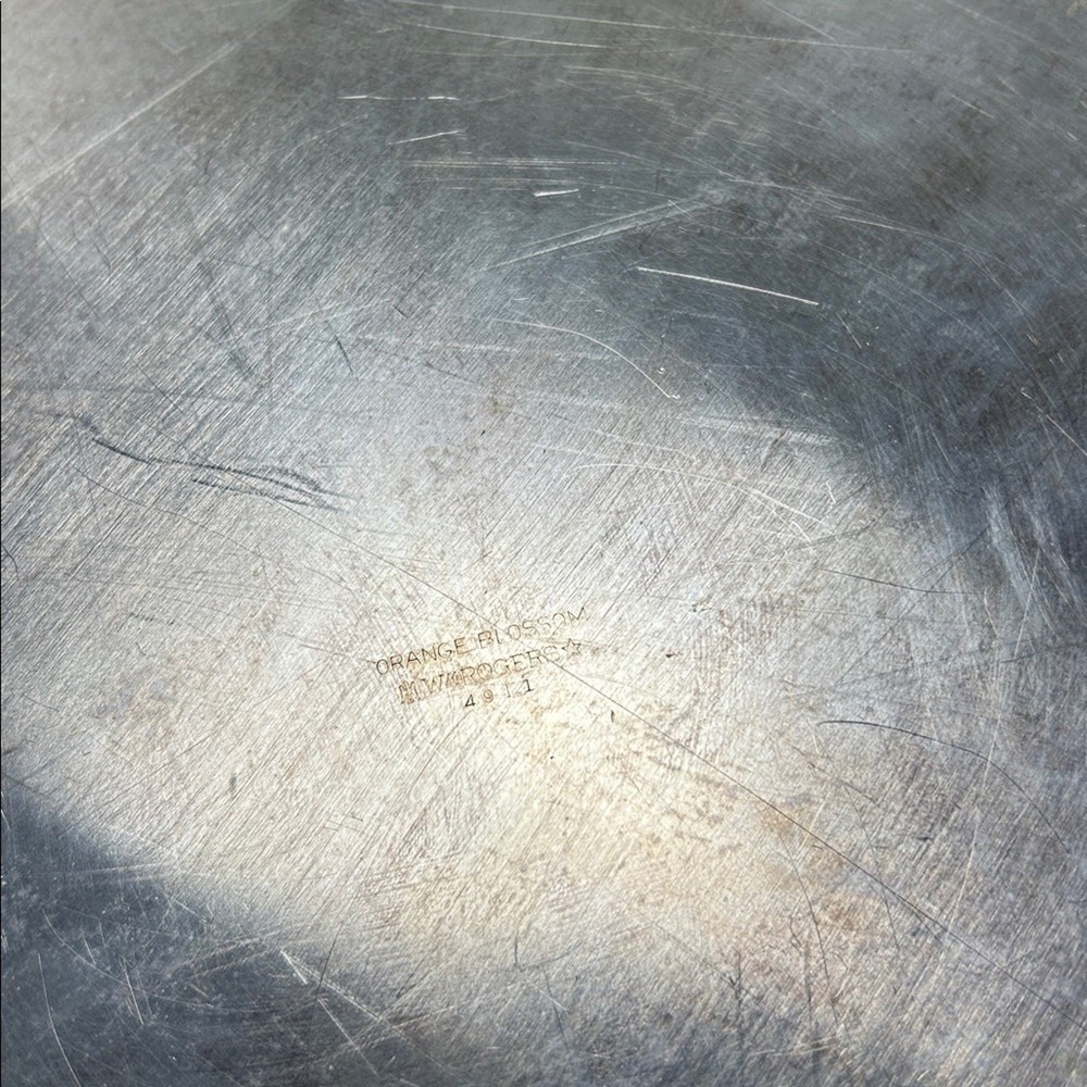 WM Rogers Silver Plated 14” Platter