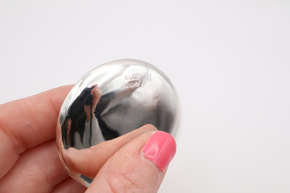 Antique Sterling Silver Chatelain Mirror Hallmarked Birmingham 1913