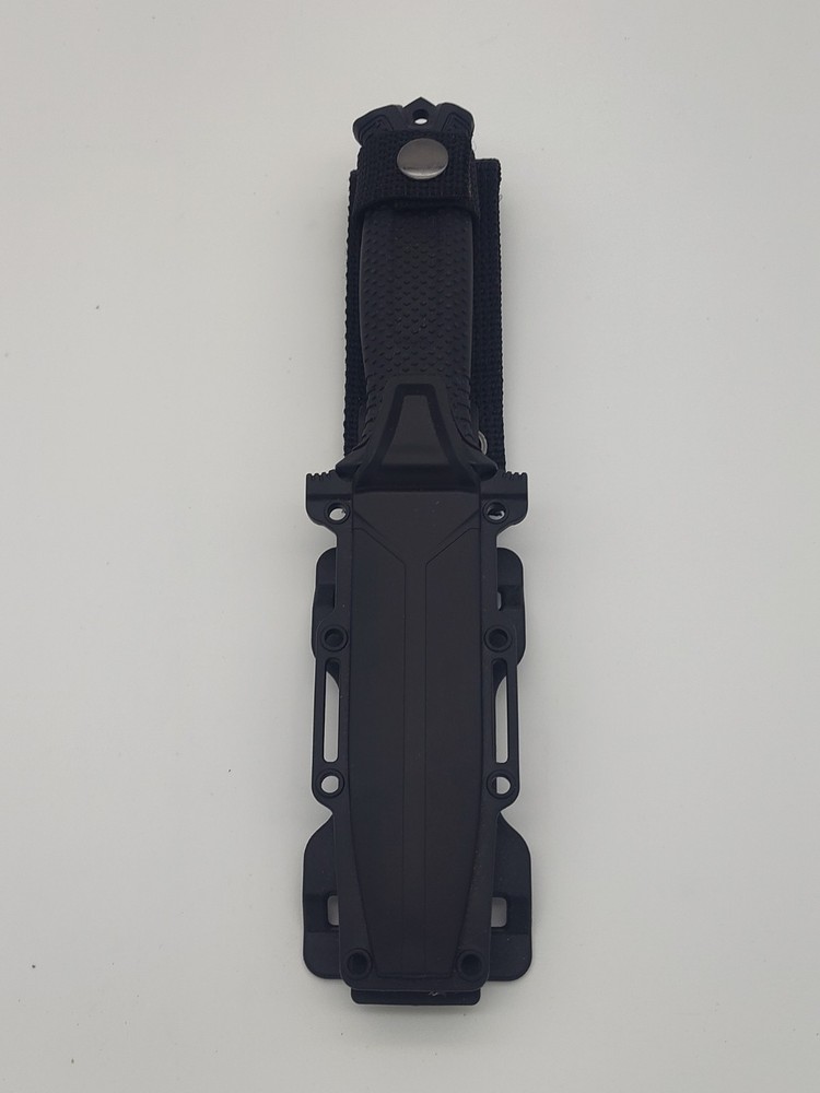Tactical Knife 5" Fixed Blade... Vertical And Horizontal Belt Sheath
