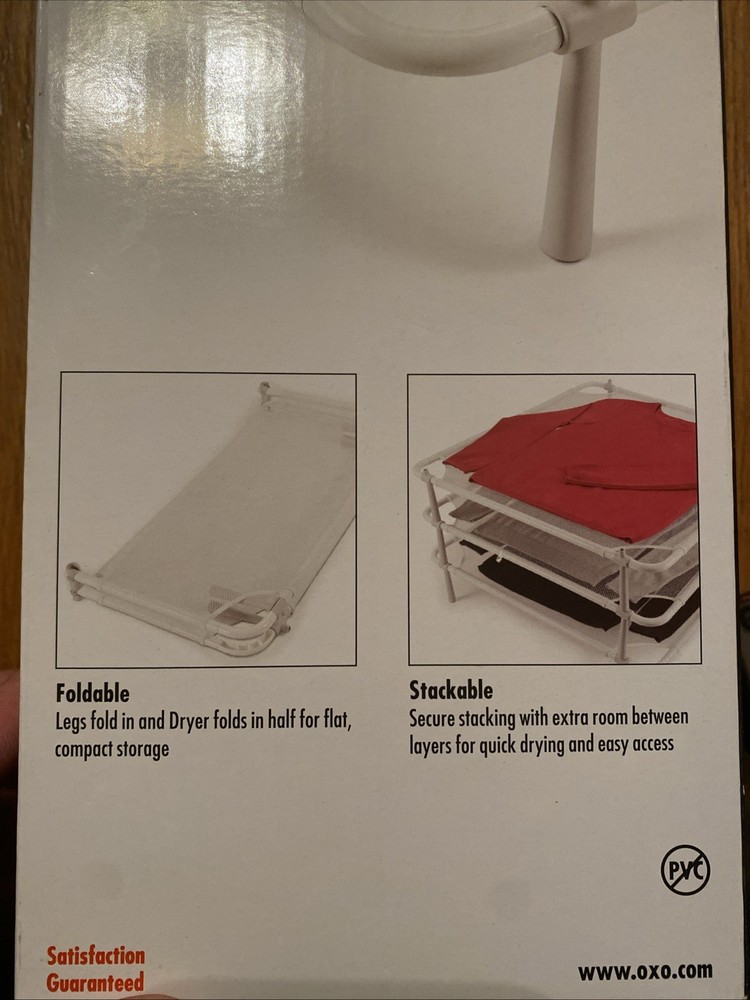 Good Grips Folding Sweater Drying Rack with Fold-Flat Legs