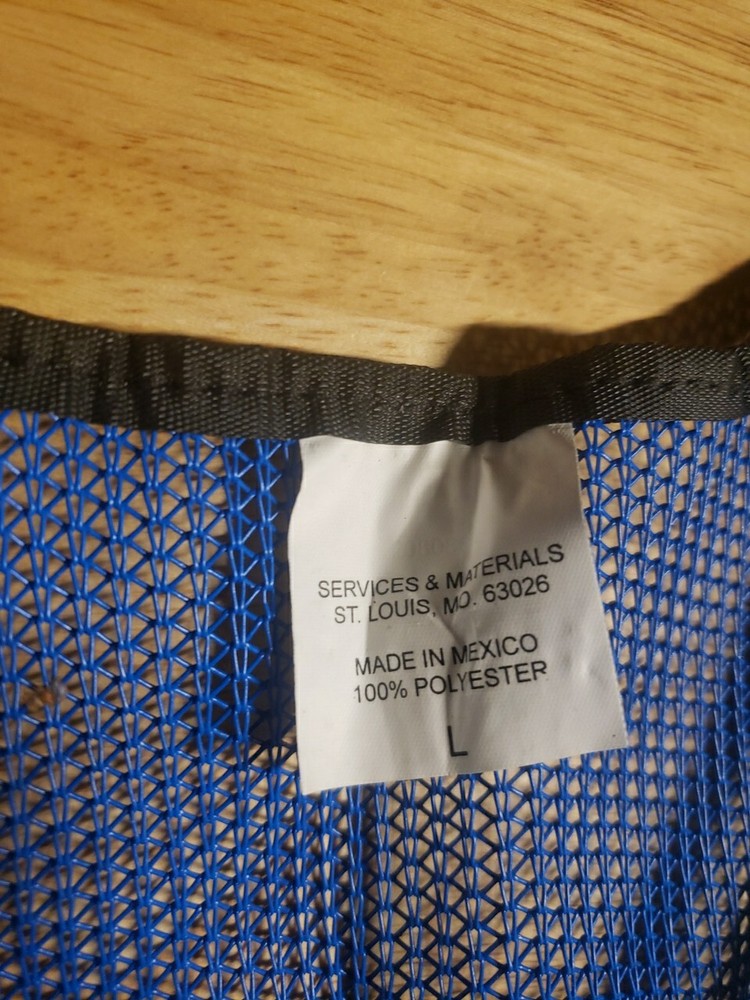 Large BLUE EMT Vest
