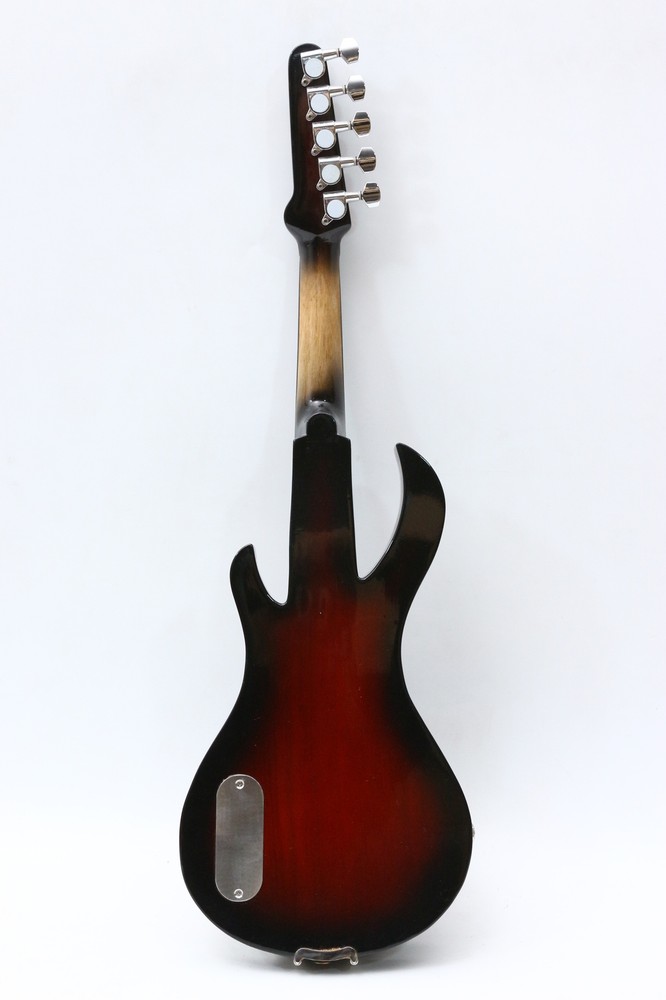 5 String Guitar Style Electric Violin 4/4 Full Size Solid Wood Violin with Case