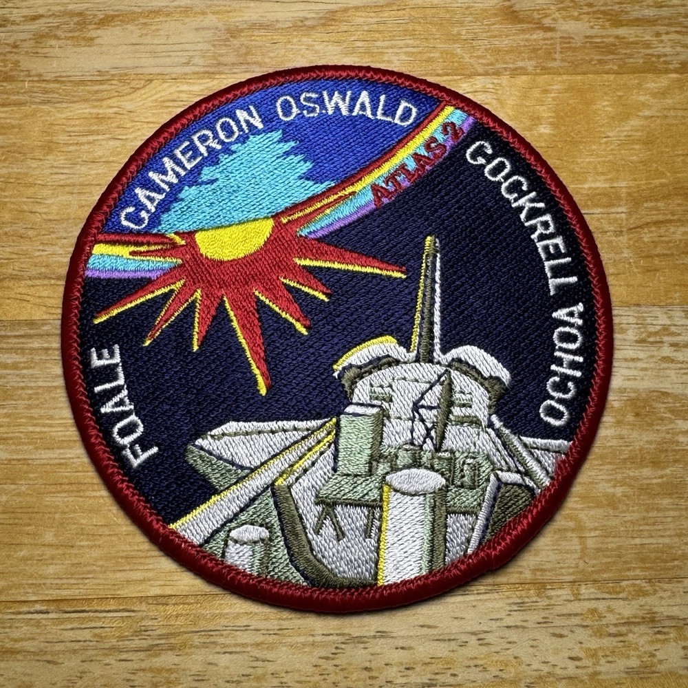 NEW! Authentic NASA Patch: NASA Space Shuttle Atlantis STS-56 mission patch