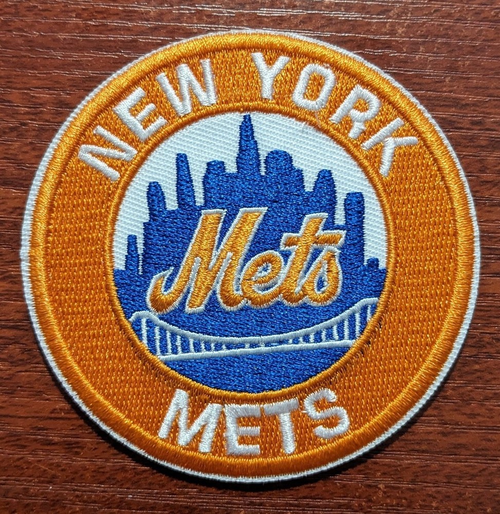 New York Mets Patch MLB Baseball Sports Embroidered Iron On Patch 3"