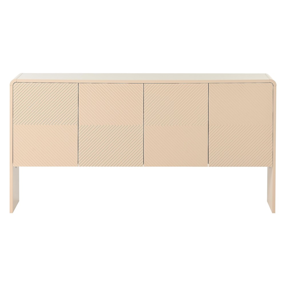 Sturdy Construction 60" Large Storage Space Sideboard with 4 Doors