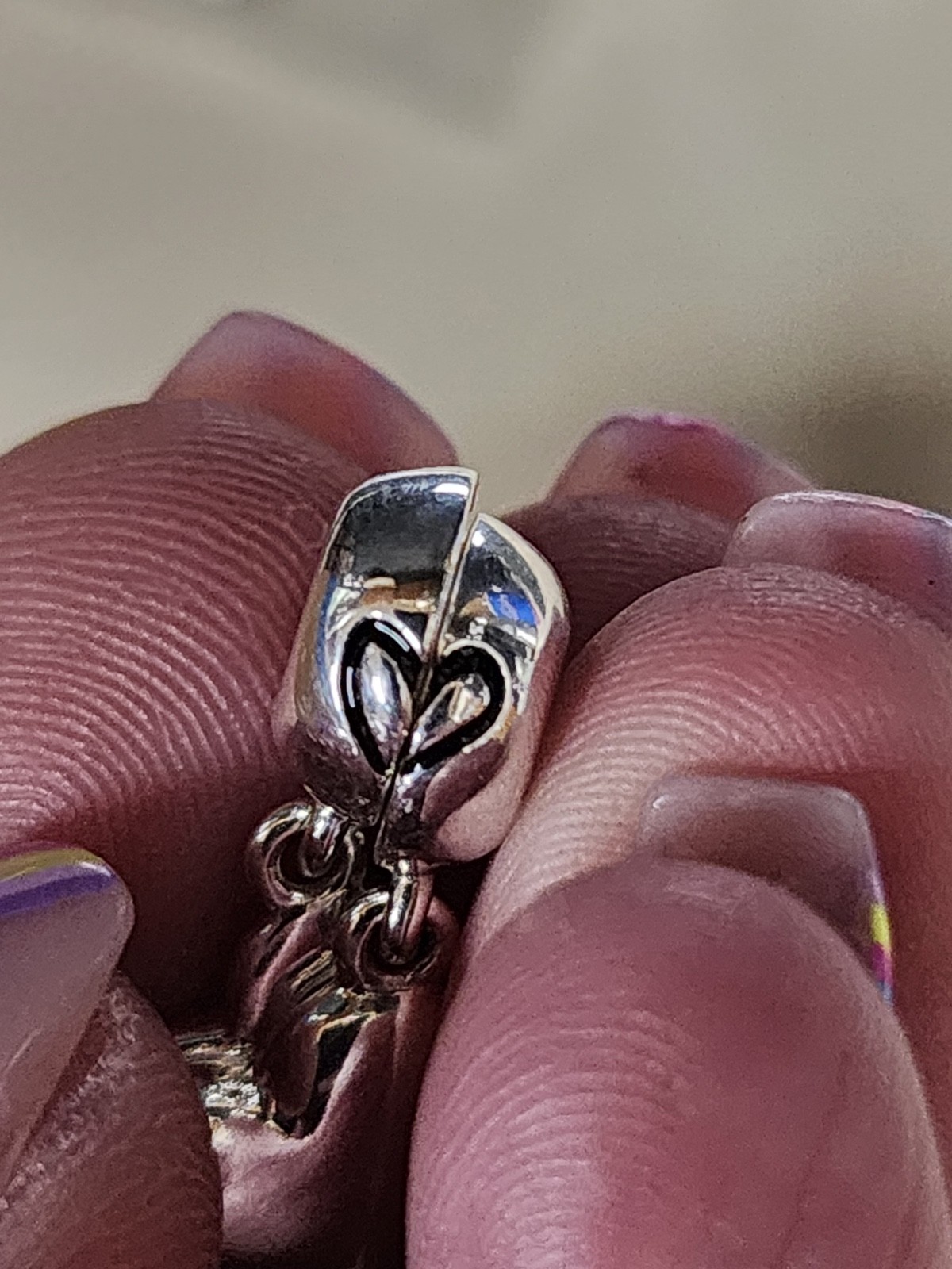 Authentic Sterling Silver Pandora "Mother/Son" Charms