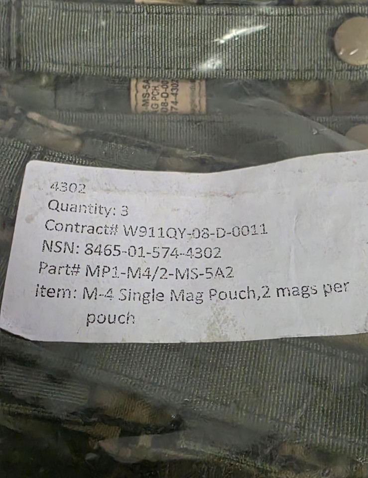 (Quantity 3) M-4 S M Pouch, Eagle Industries 2 M.. per pouch