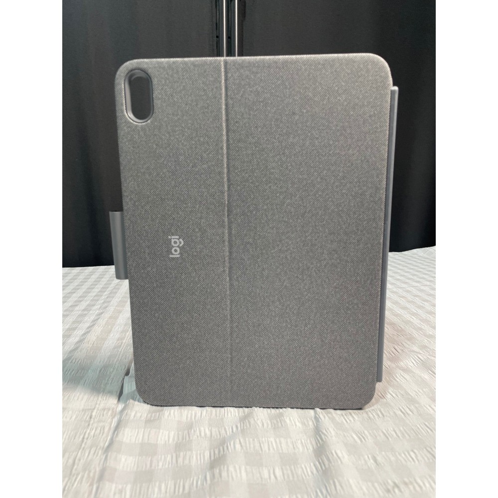 Logitech Combo Touch iPad 10th Gen Keyboard Case Trackpad Backlit Gray A16