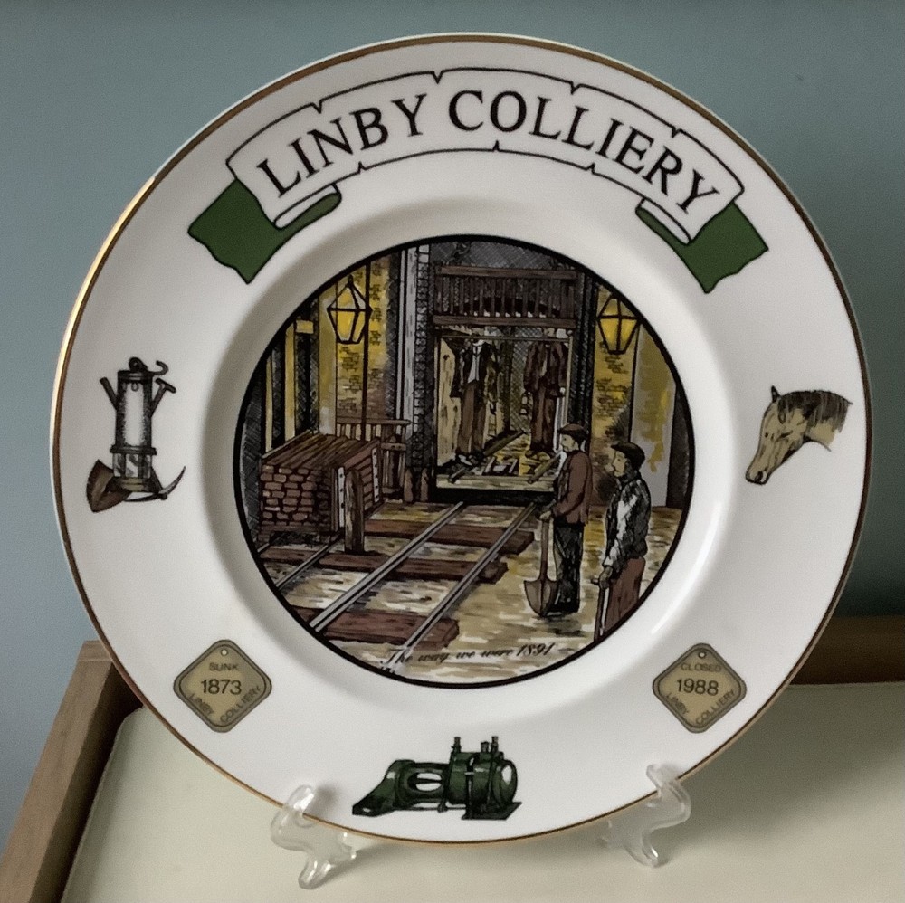 Linby Colliery Mining memorabilia Pit Plate Ltd Edition no 83 *123 Nottm