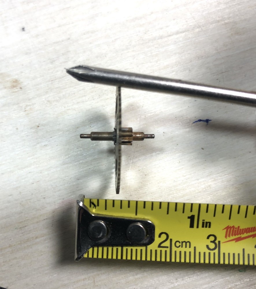 Clock Movement Escape Wheel 25mm Diameter