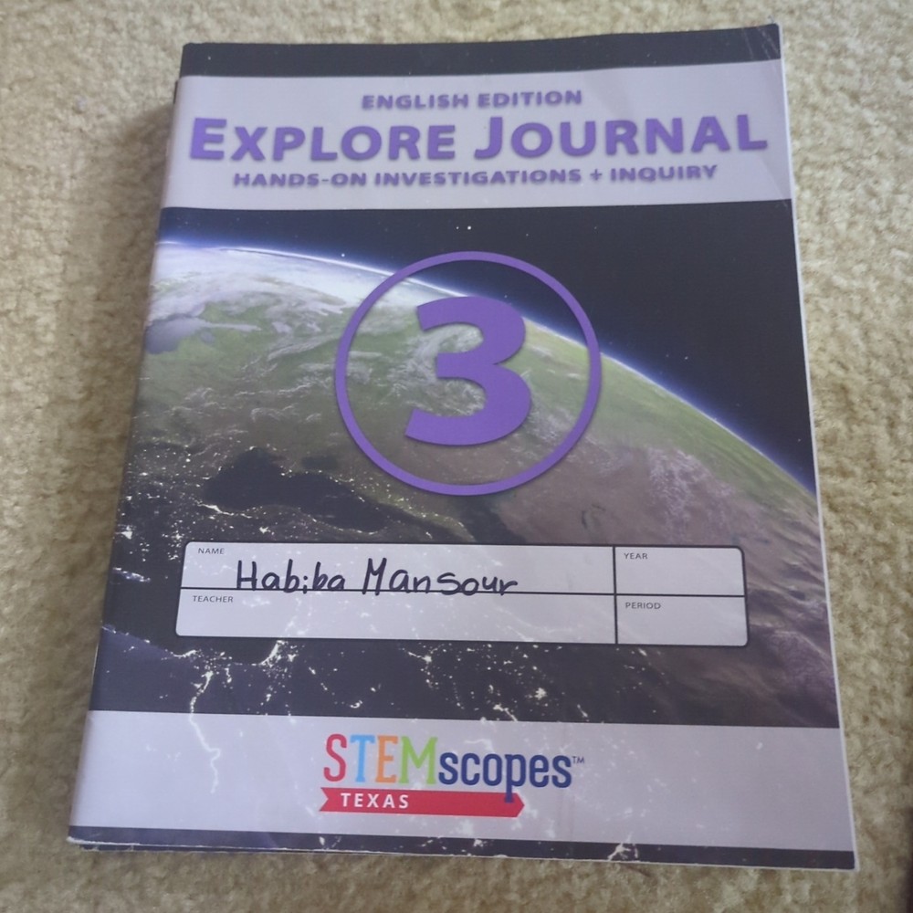 STEMscopes Grade 3 Bundle(Texas) Explore Journal, Science Literacy, Stemscopedia