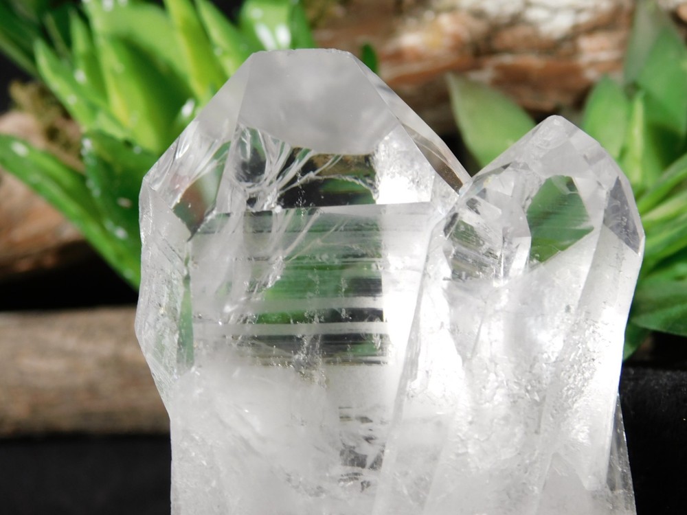 SUPER Translucent! QUARTZ Crystal Cluster From Brazil 184gr