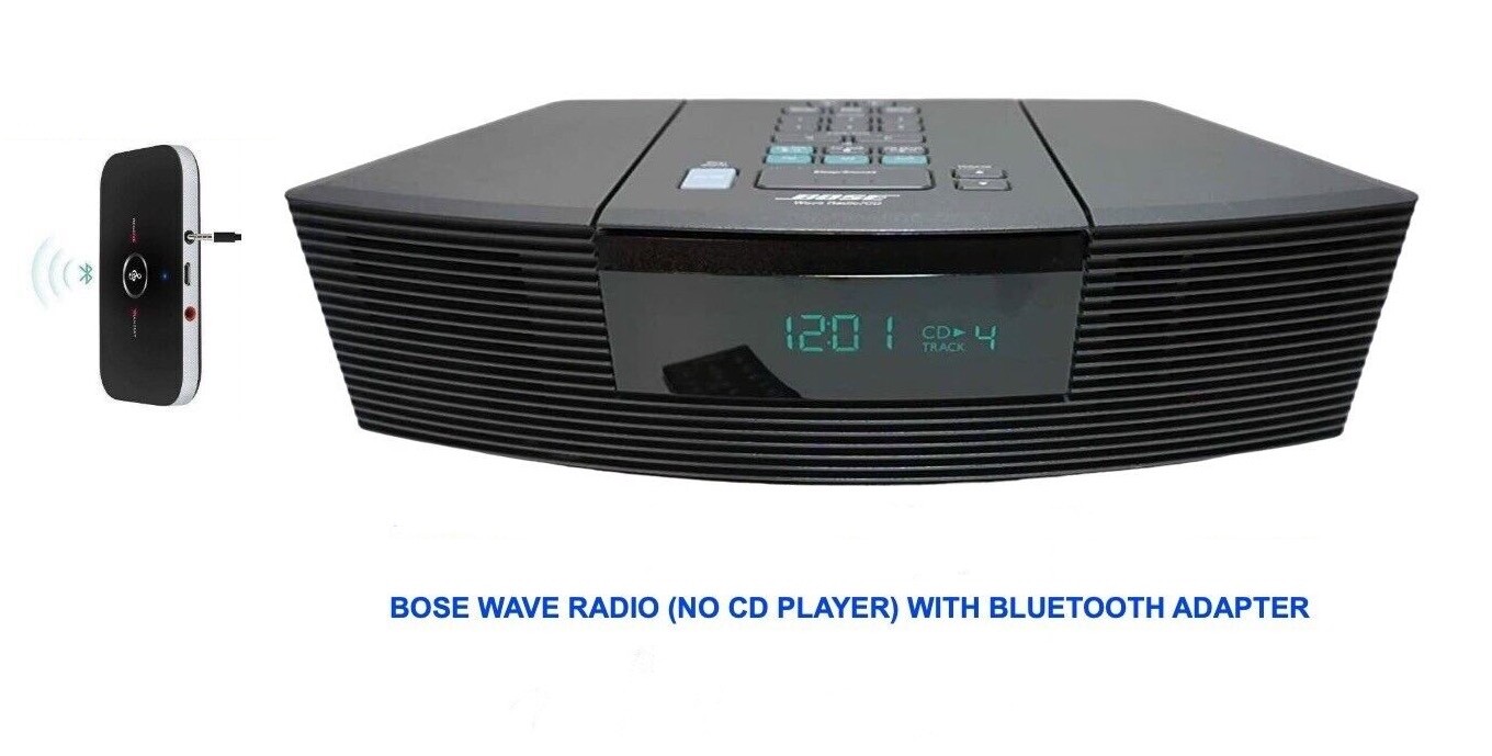 Bose Wave  RADIO  (NO CD Player)  with Bluetooth Adapter -  Grey