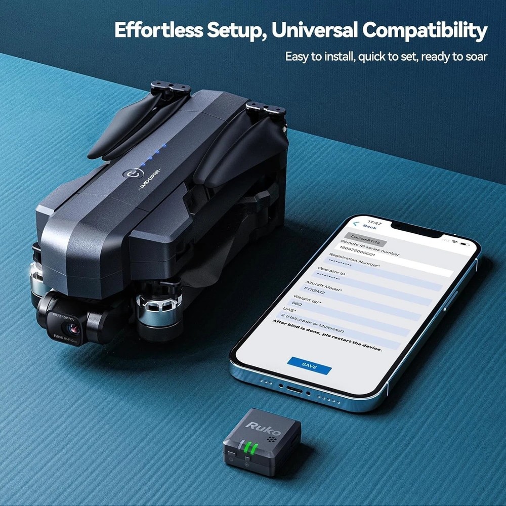R111S GPS Tracker & Beeper for Drones