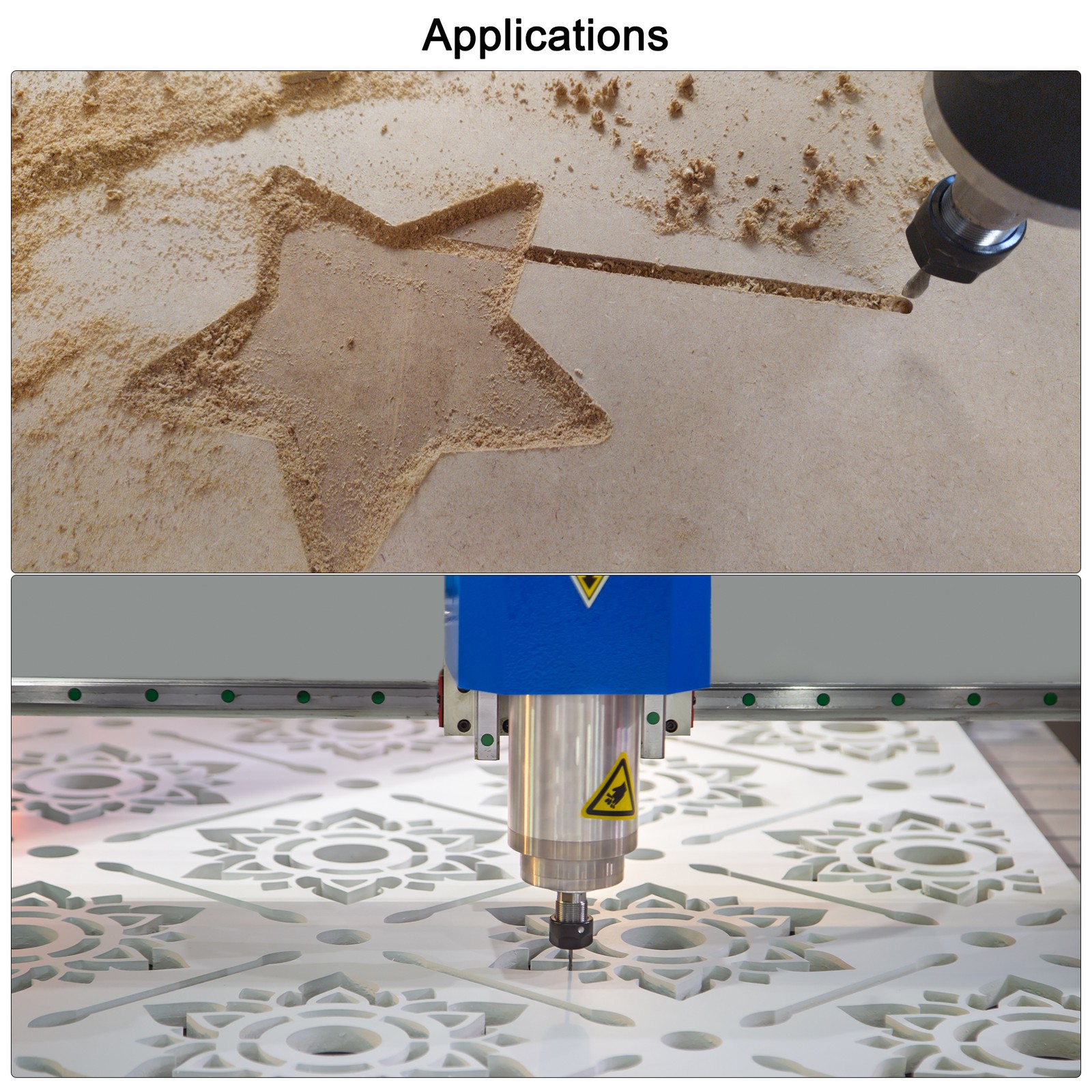 10PCS 1.5mm Carbide End Mill Engraving Milling Cutter CNC Router Bits 1/8" Shank