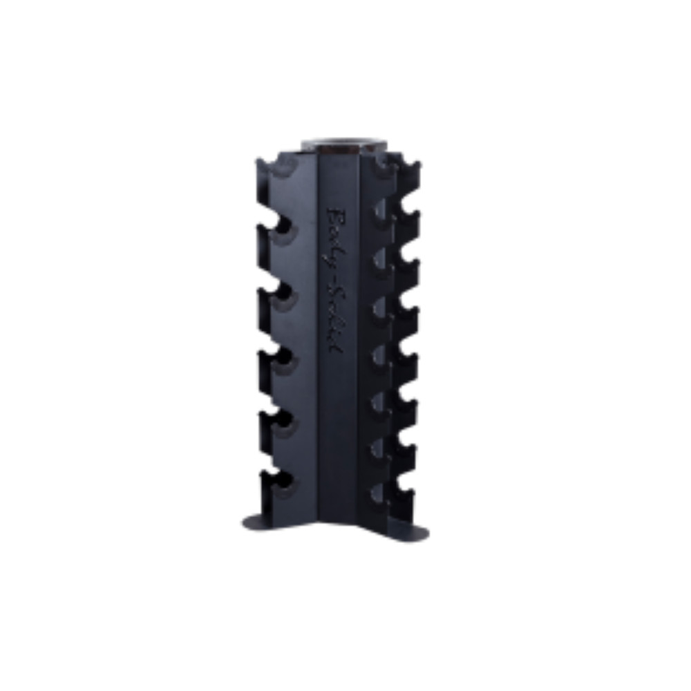 Body-Solid Vertical Dumbbell Rack GDR80 -Space efficient 3-Side vertical storage