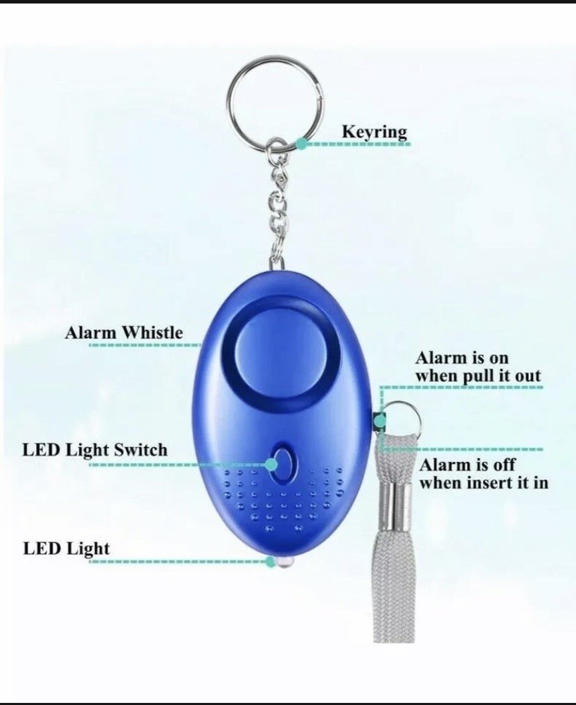 Self Defense Kids Backpack Keychain