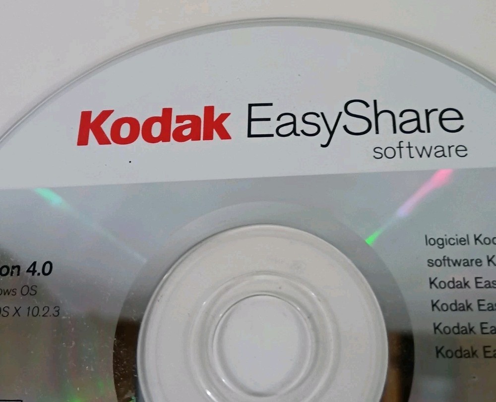 Kodak Easyshare Software Version 4.0 For Windows OS, Mac OS X 10.2.3 & Higher