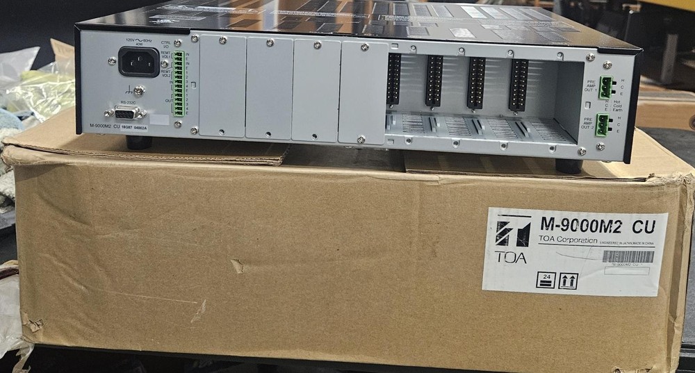 TOA M-9000M2 CU Modular Digital Matrix Mixer