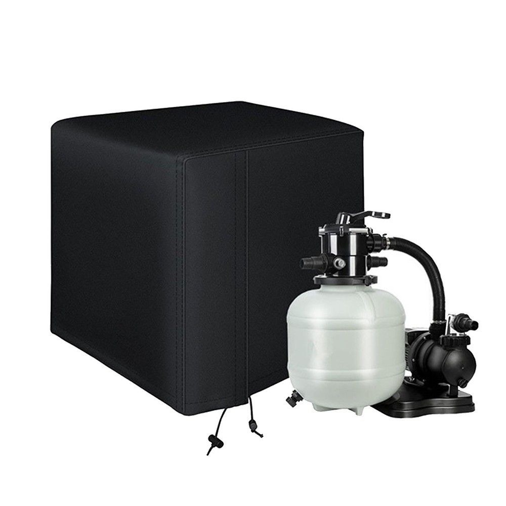 Pool Filter Pump Cover Drawstring Design UV And Dust Proof Outdoor Pool