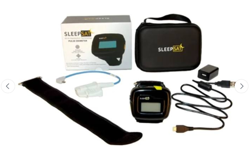 LIKE NEW SleepSat Pulse Oximeter Sleep Test with Advanced Pattern Detection