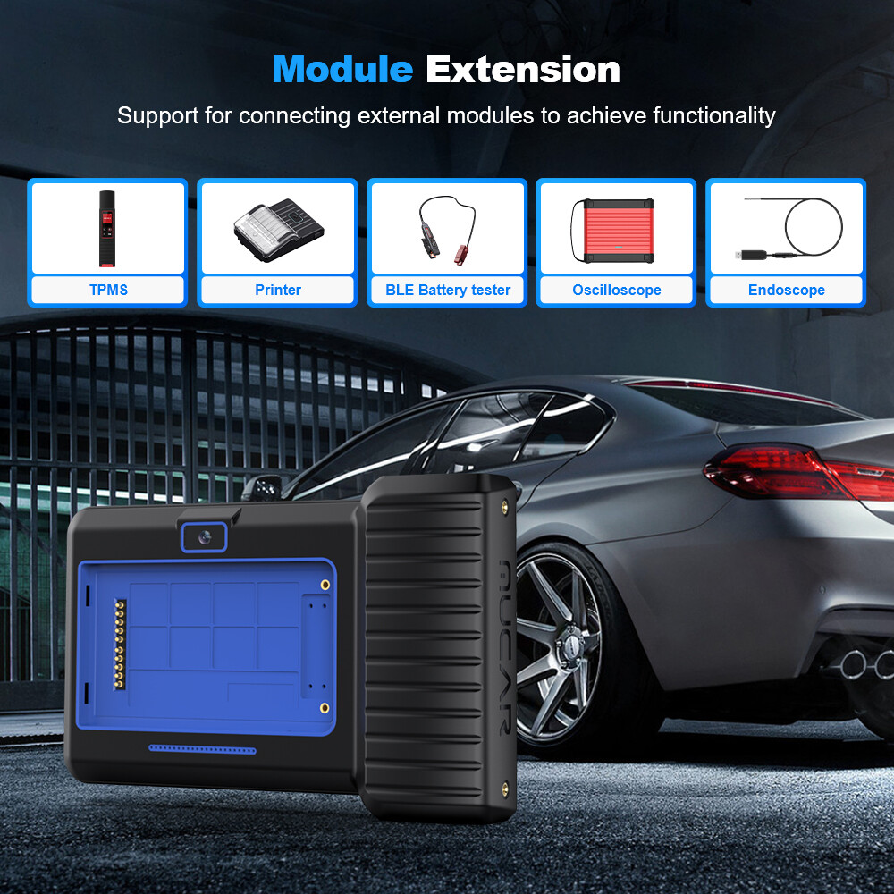 MUCAR VO7S Bidirectional Car OBD2 Diagnostic Scanner CANFD Tool Key Cod-ing IMMO