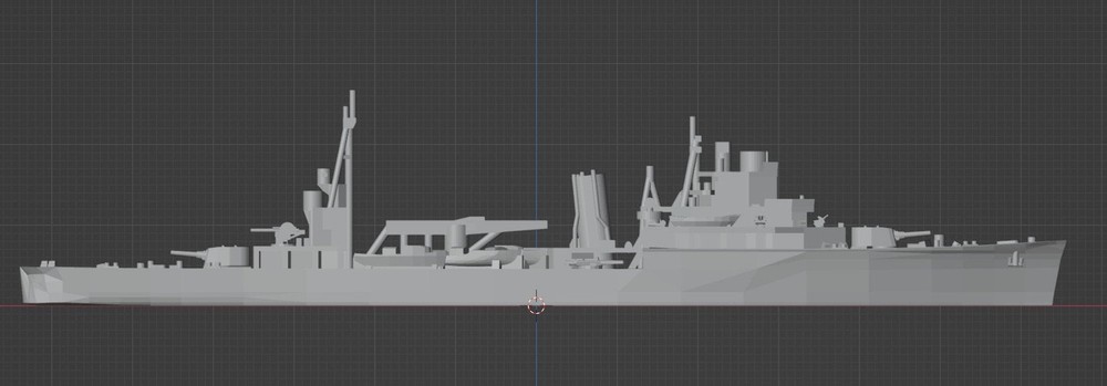 1:1800 IJN Katori class Cruiser