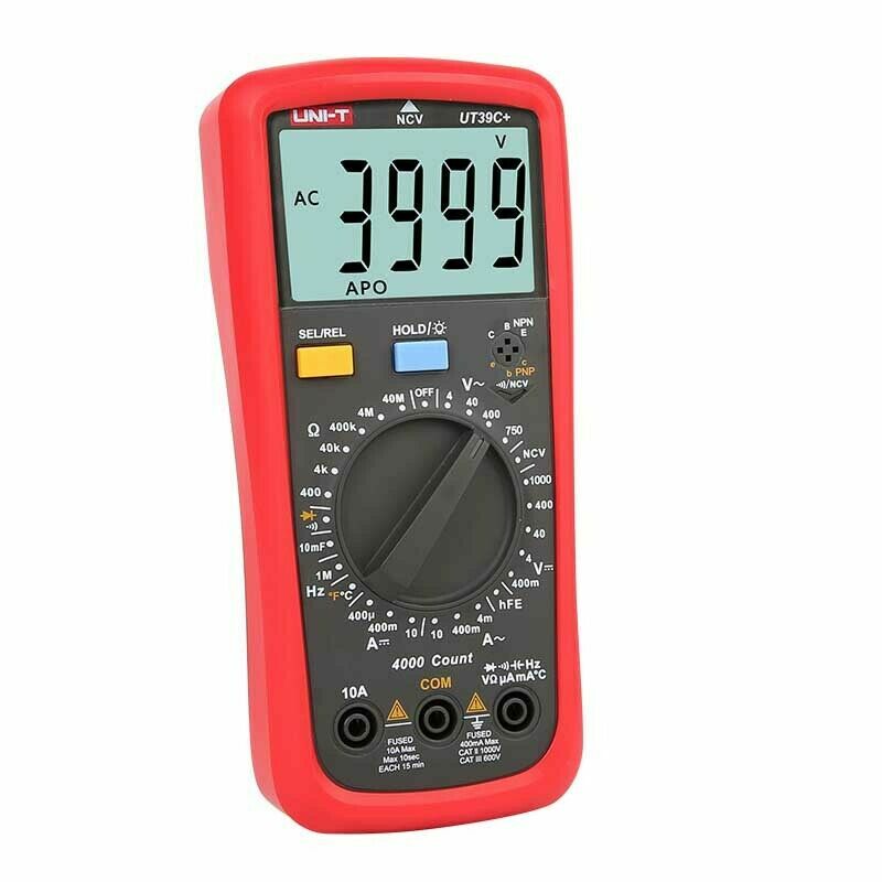 UNI-T UT39C+ Digital Multimeter ,Resistance/Capacitance,hFE ✦Kd