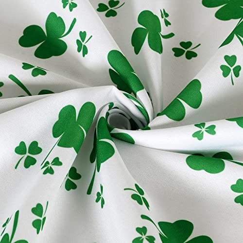 St.Patrick's Day Rectangle Table 102" x 60" (Rectangular) Shamrock Plaid