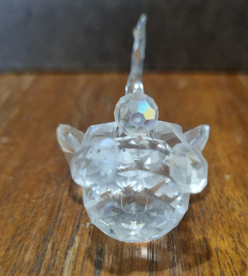 Small Crystal Elephant Figurine 5.5cm