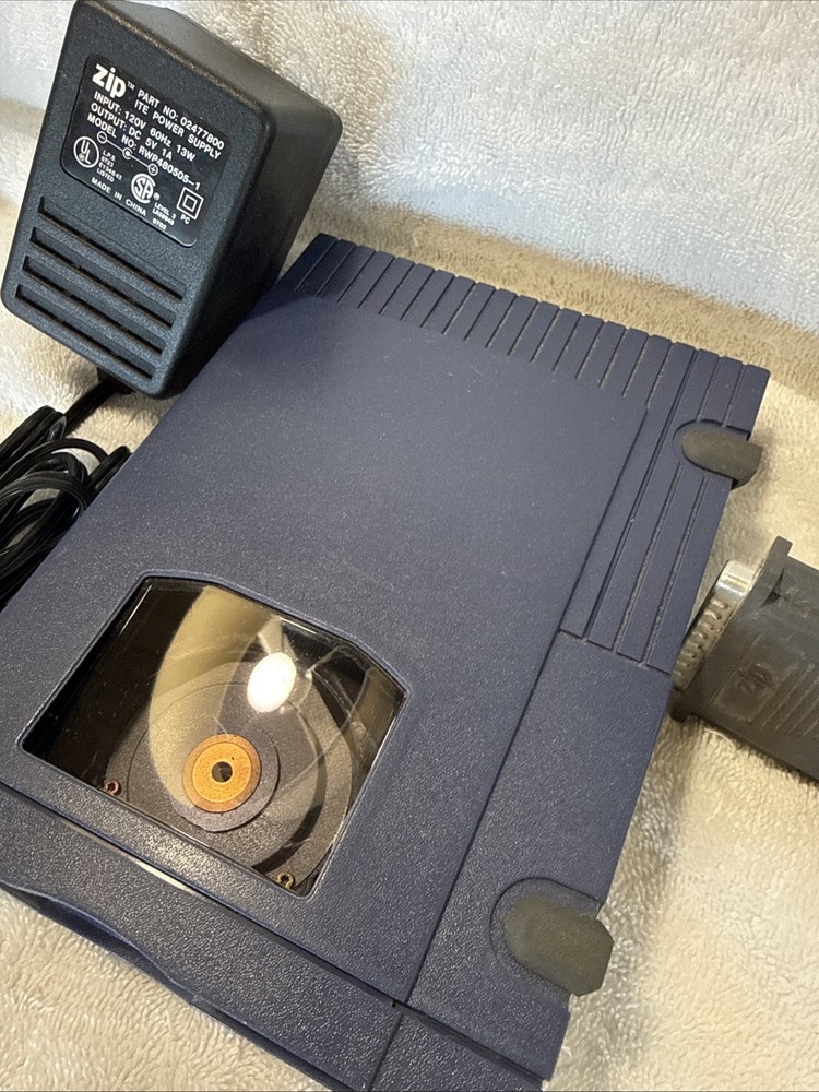 Has Power - Iomega Zip 100 External Parallel Drive – Untested / As‑Is