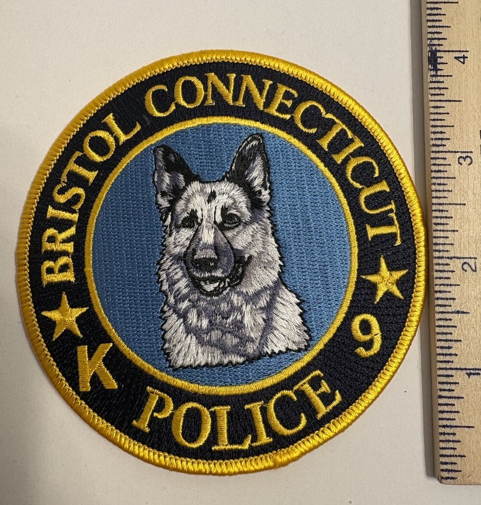 Bristol Connecticut Police K9 Patch