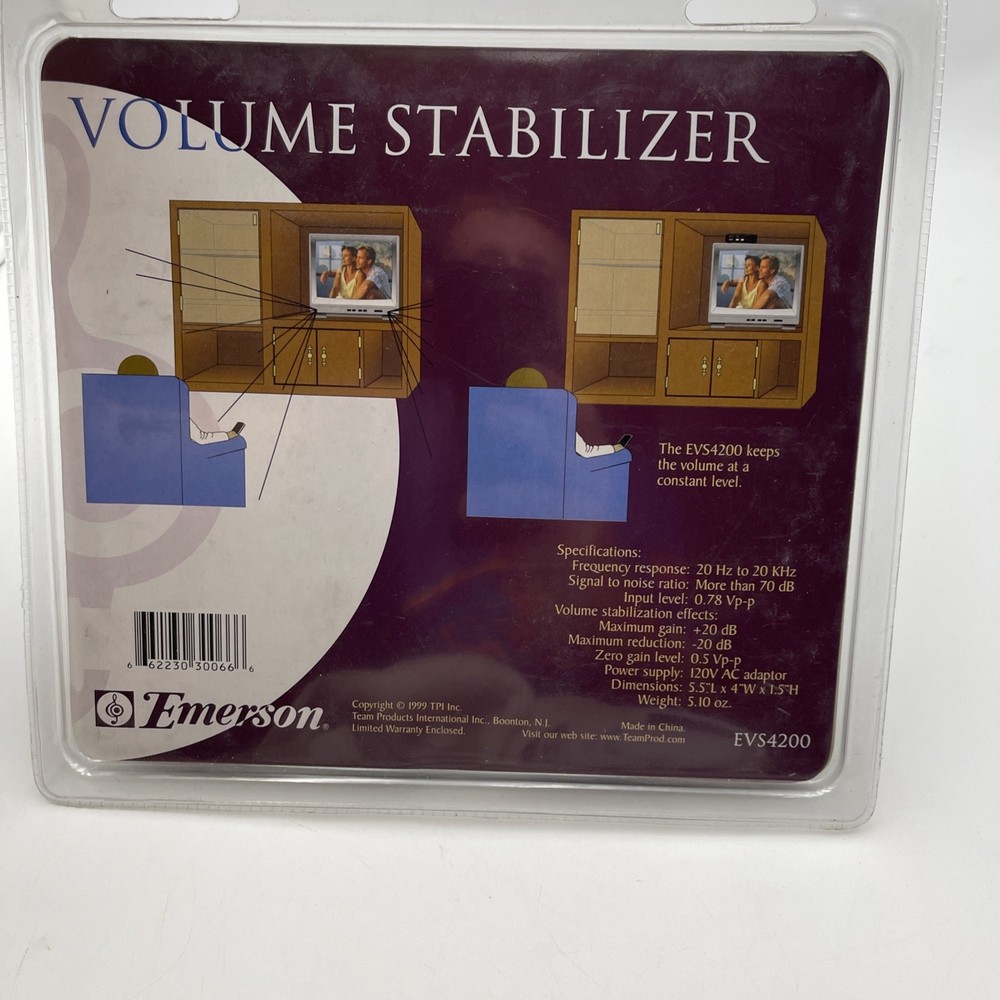 Emerson Volume Stabilizer