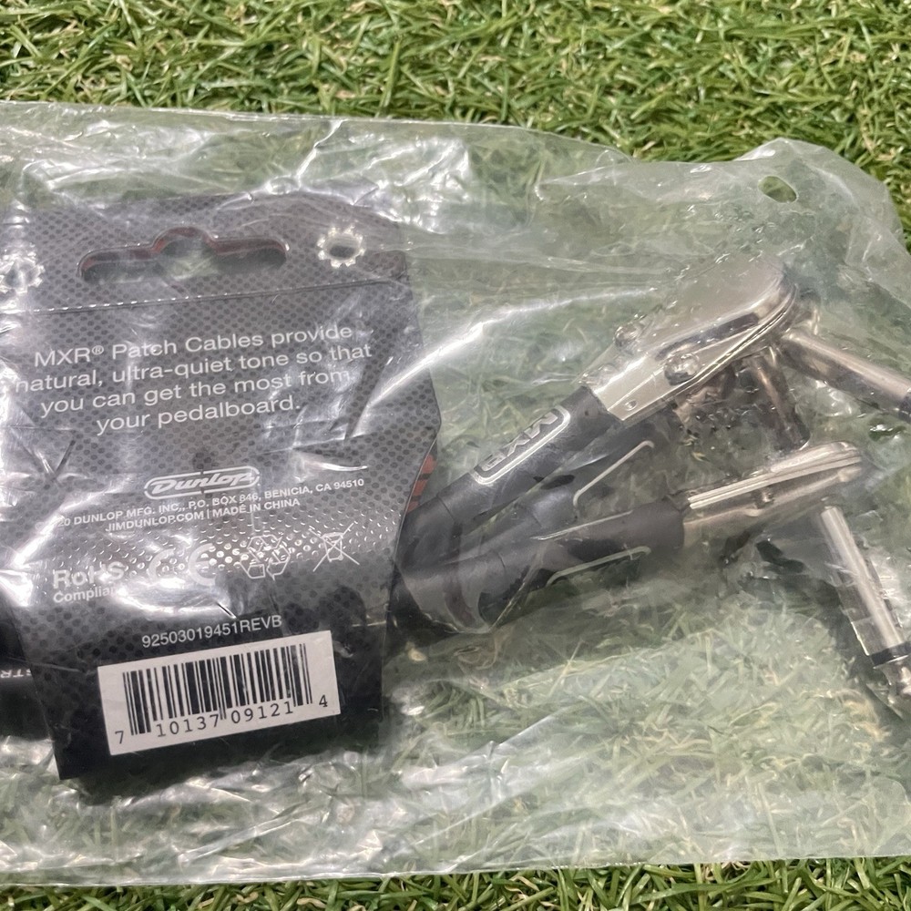 MXR Patch Cable 3-Pack 6 in 6 in. Black New